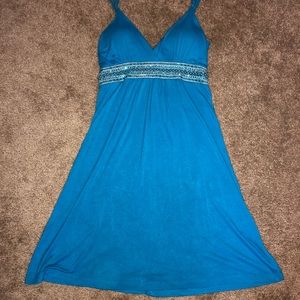Turquoise beaded sundress
